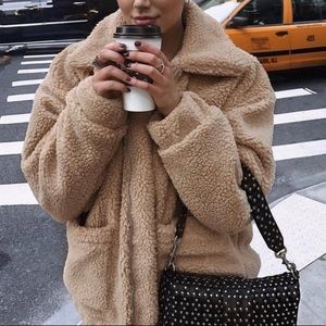 tan I.AM.GIA pixie coat